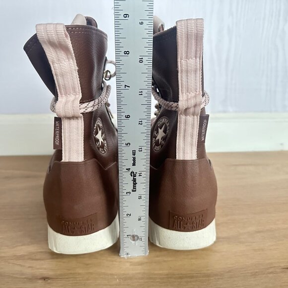 Chuck Taylor All Star Lugged 2.0 CC X-Hi Waterproof Boots Brown 10 Women A12899C - Picture 5 of 10